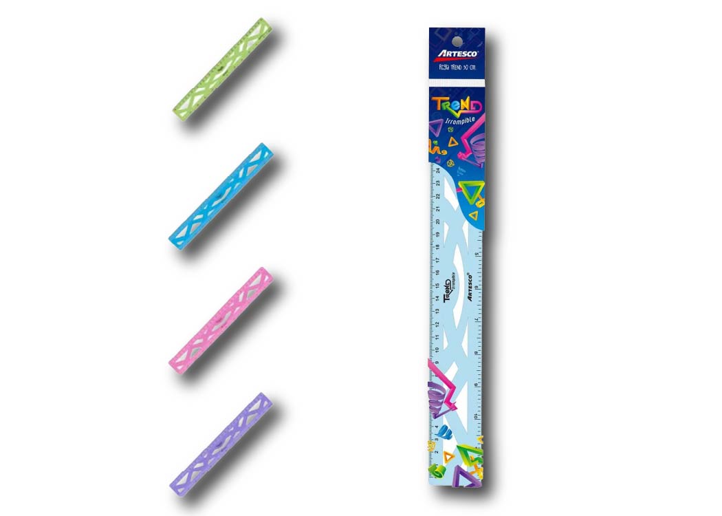 REGLA IRROMPIBLE TREND 30 CM / PLG